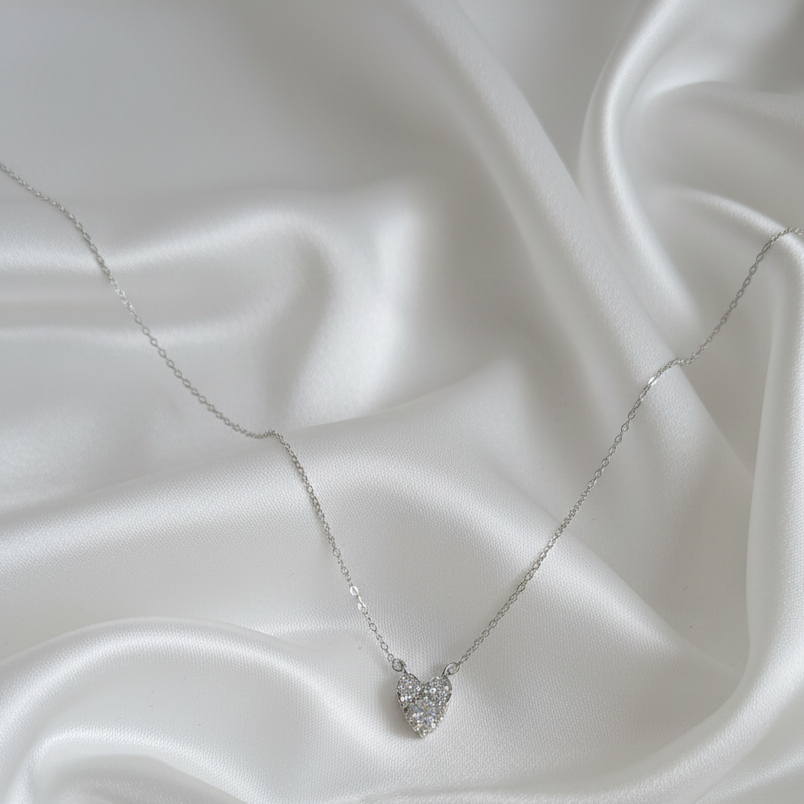 Ribbon-Top Drop Necklace