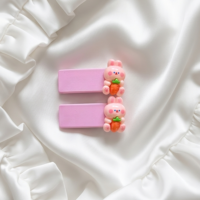 Rectangle hair clips