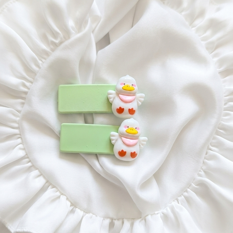 Rectangle hair clips