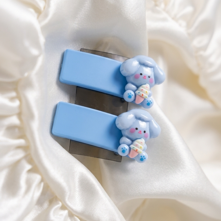 Rectangle hair clips