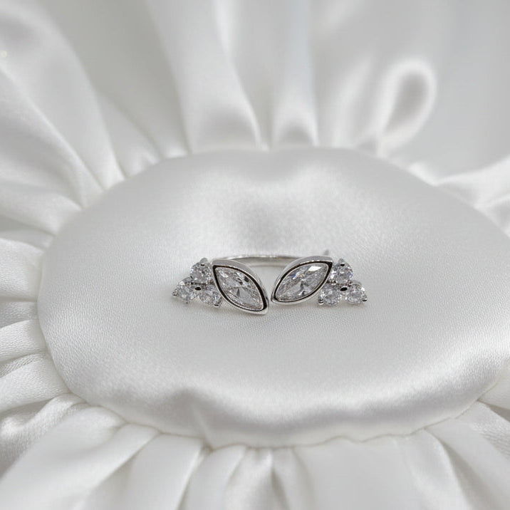 Marquise Flora Crystal Wing Stud Earrings
