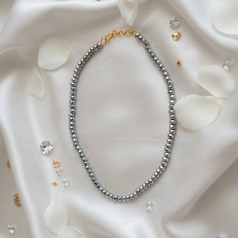 Faceted  Beaded Necklace