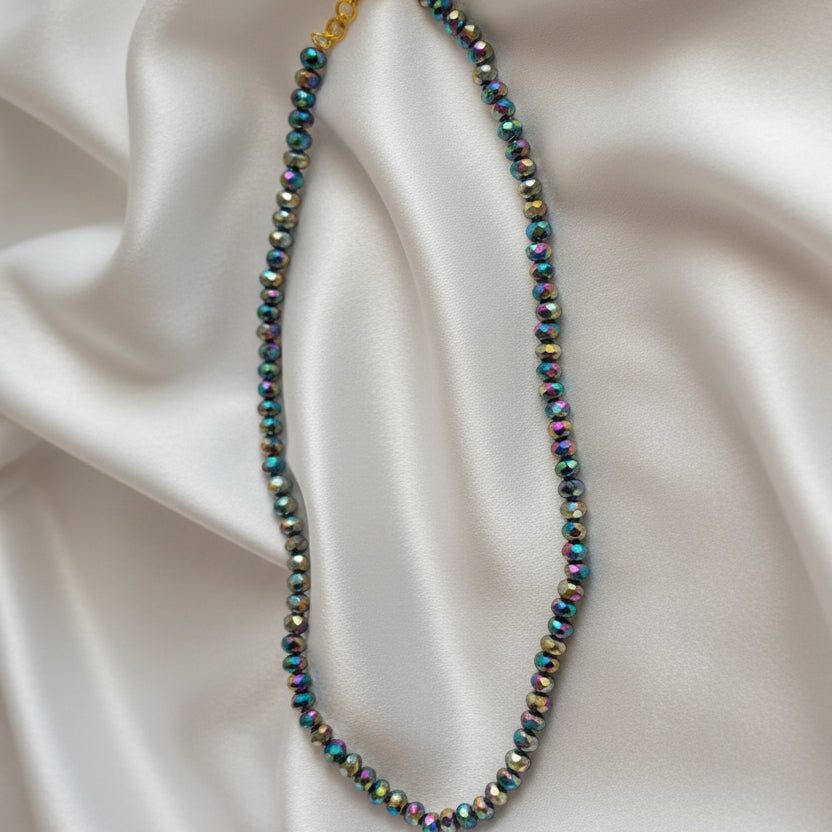 Faceted  Beaded Necklace