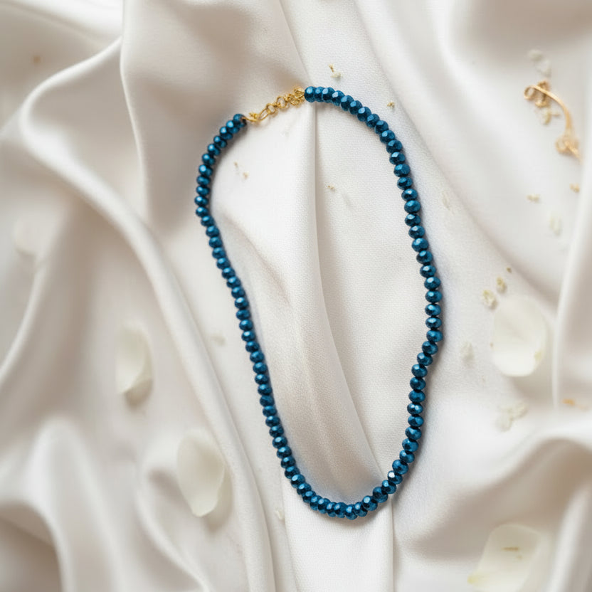 Faceted  Beaded Necklace