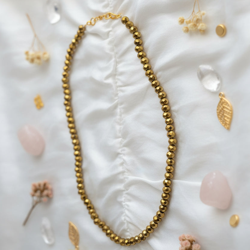 Faceted  Beaded Necklace
