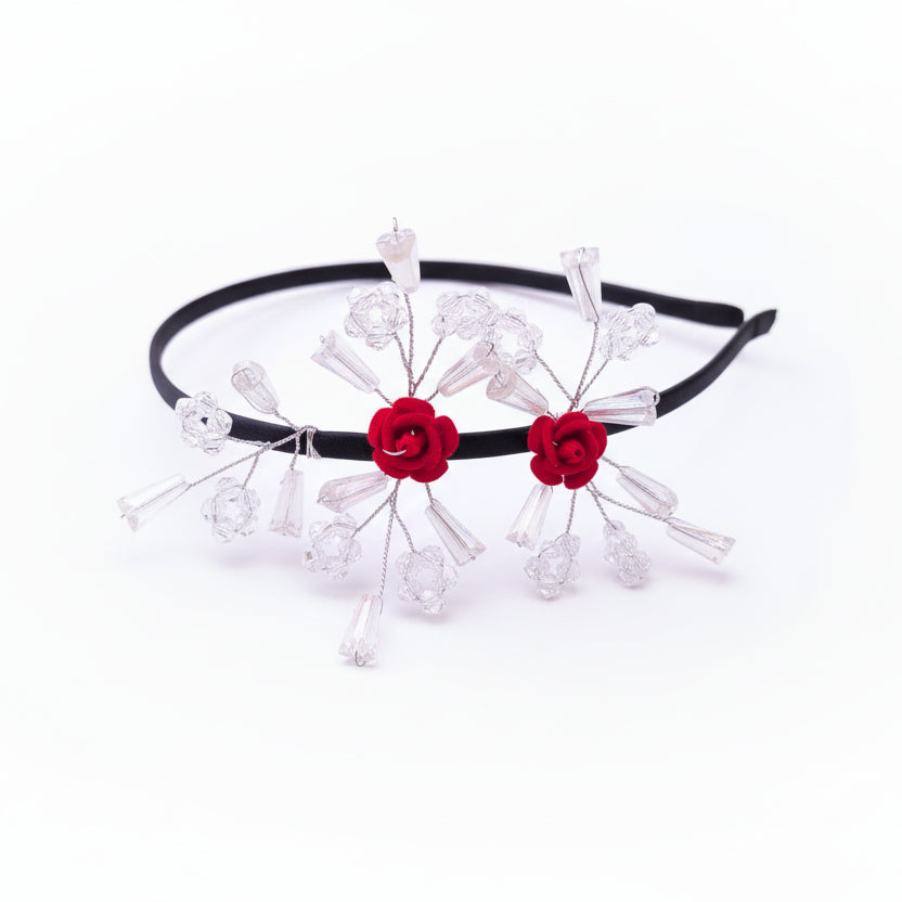 The Red Rose Headband