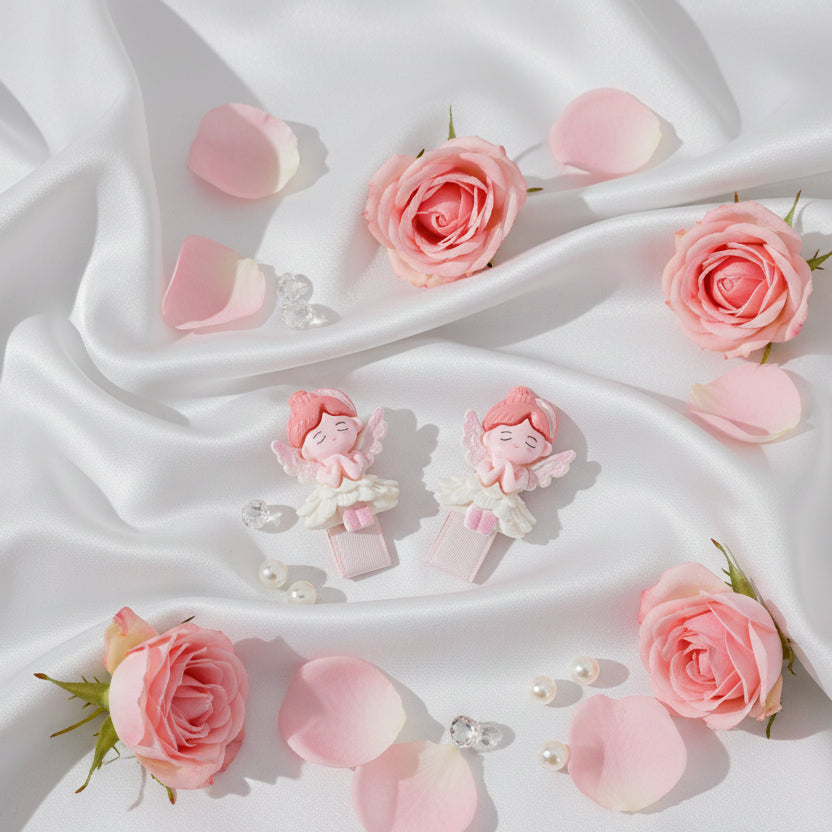 Angel Alligator Hair Clips (set of 2)