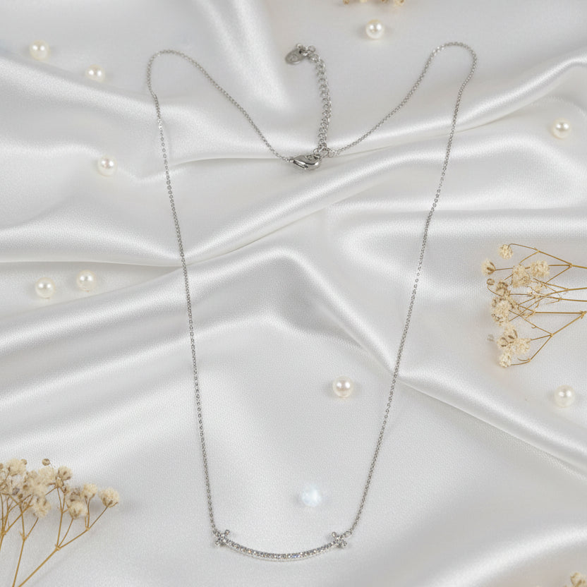 Smile Bar Pendant Necklace