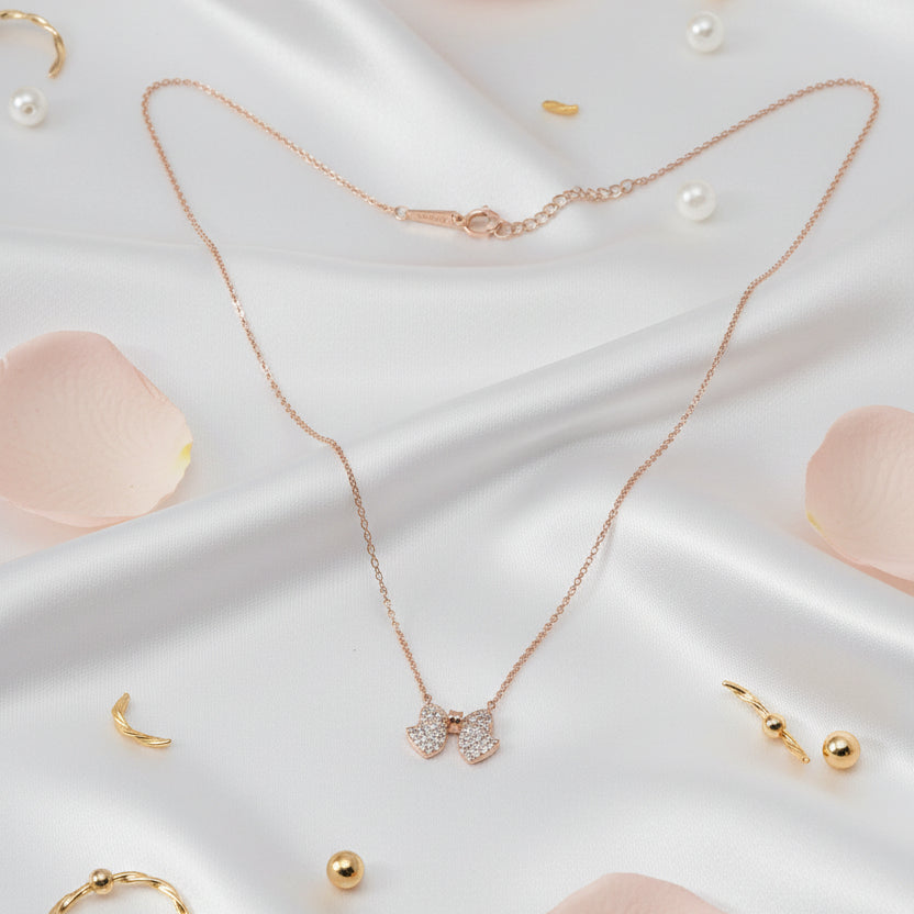 Bow Pendant Necklace
