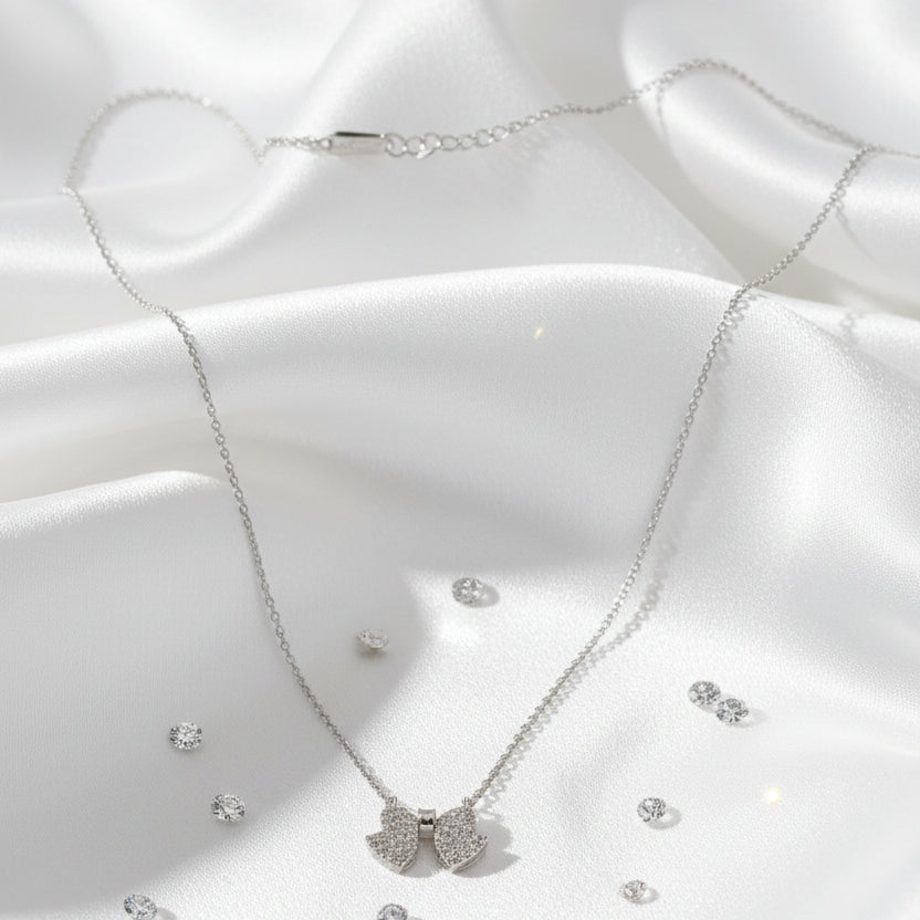 Bow Pendant Necklace