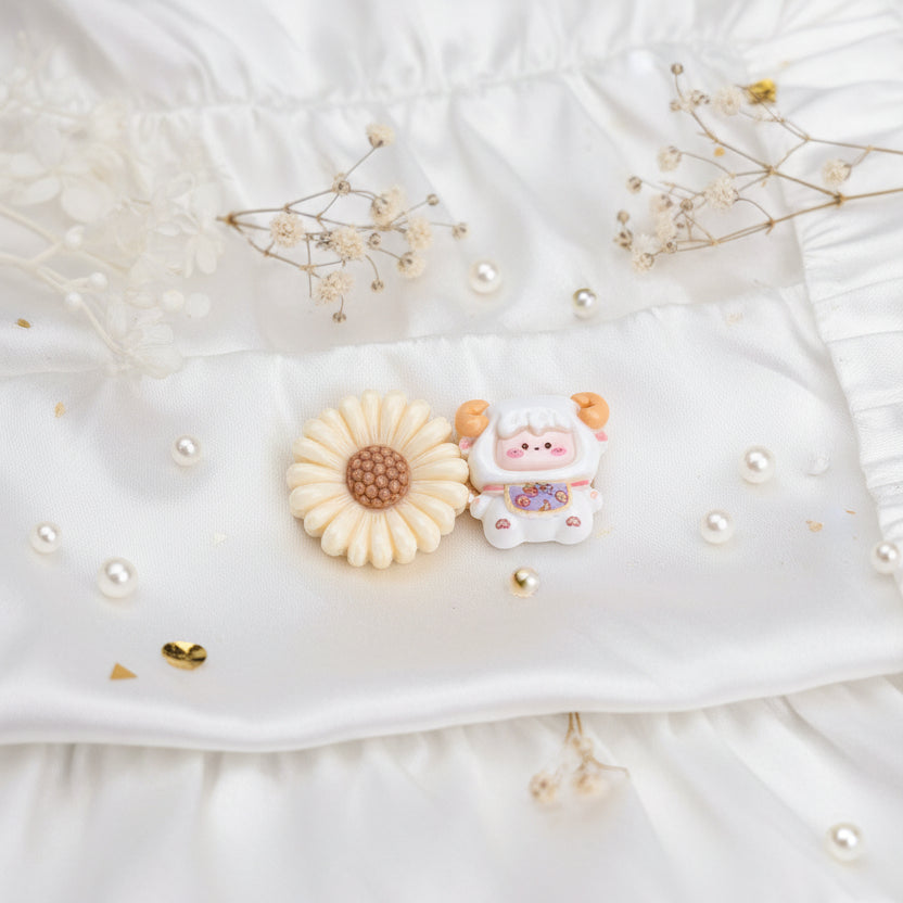 Bear and Daisy Duo Clips