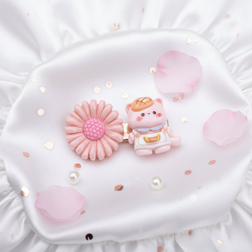 Bear and Daisy Duo Clips