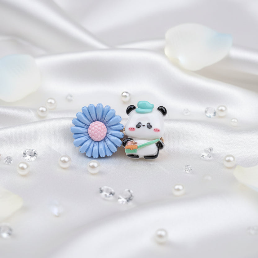 Bear and Daisy Duo Clips