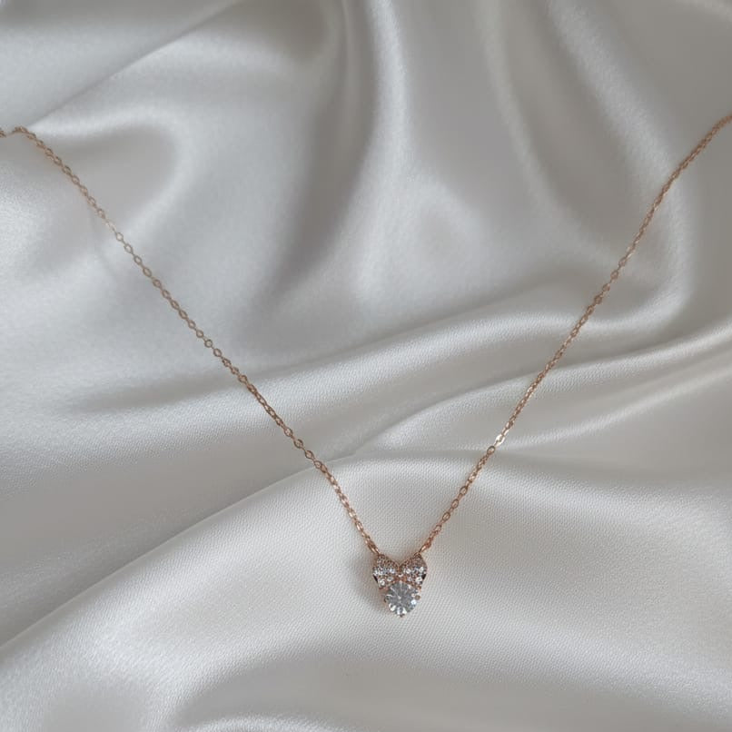 Ribbon-Top Drop Necklace