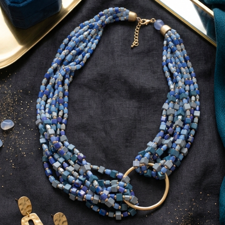 Blue Symphony Necklace